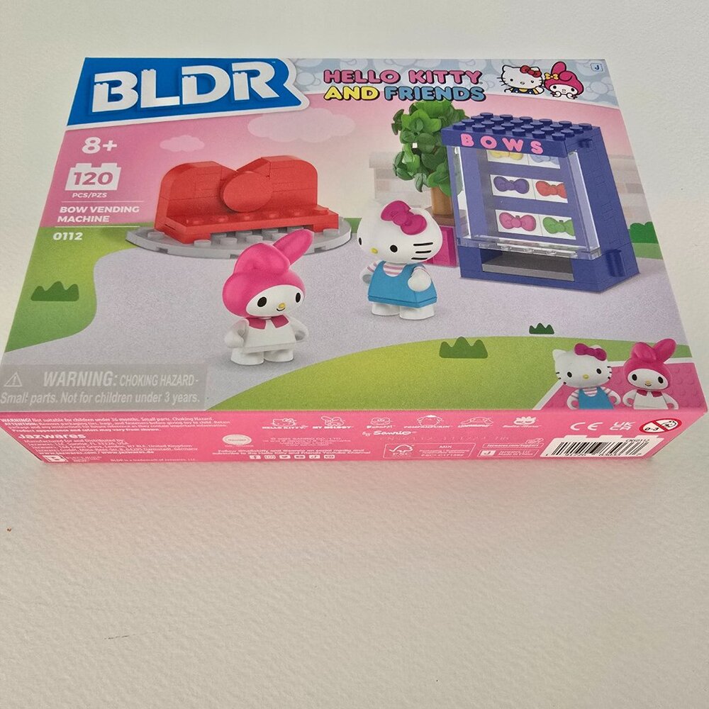 Hello Kitty and Friends bricks - Bow Vending Machine building BLDR -  new